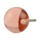 Peach Pink Round Glass Drawer Knob Online